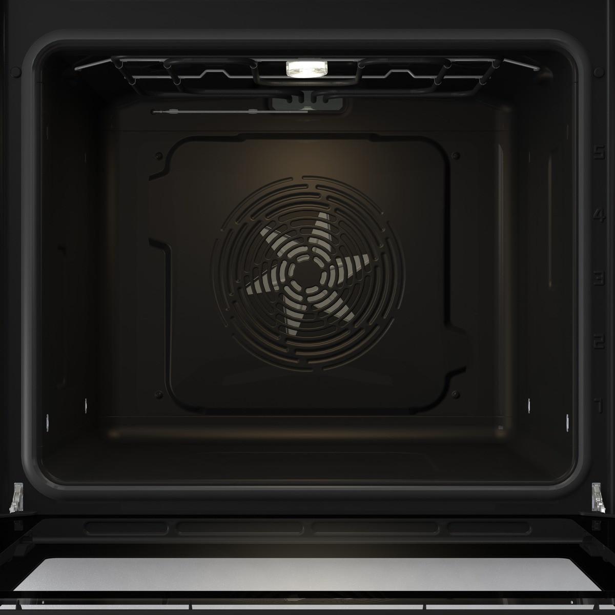 Einbau-backofen B: 59,5 Cm Edelstahlf. Mit Pizzafunktion - Edelstahlfarben, Basics, Glas/Metall (59,5/59,5/56,4cm) - Gorenje