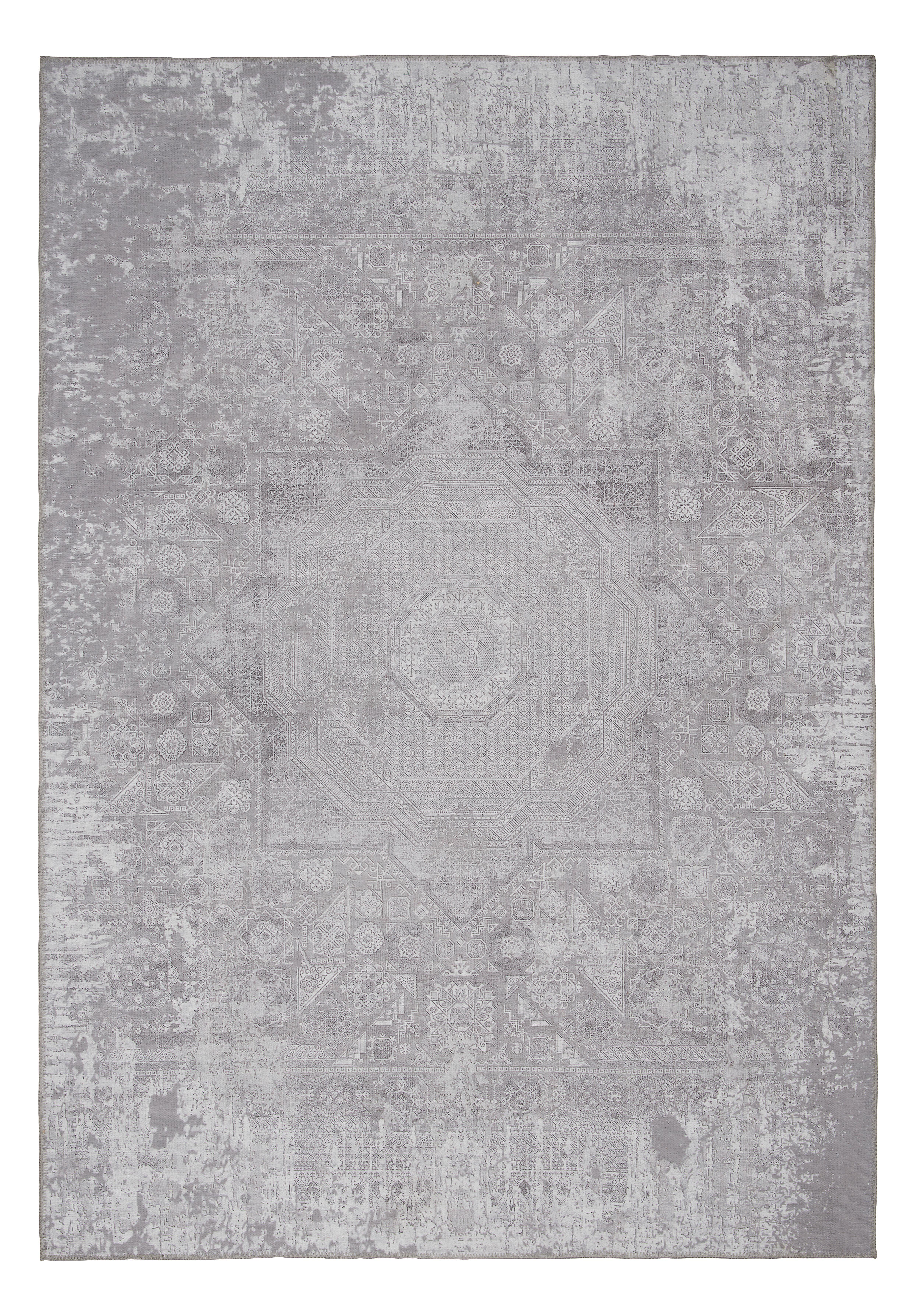 KOBEREC TKANÝ NA PLOCHO Olivia 2, 120/170cm, krémová - krémová, Konvenční, textil (120/170cm) - Mömax