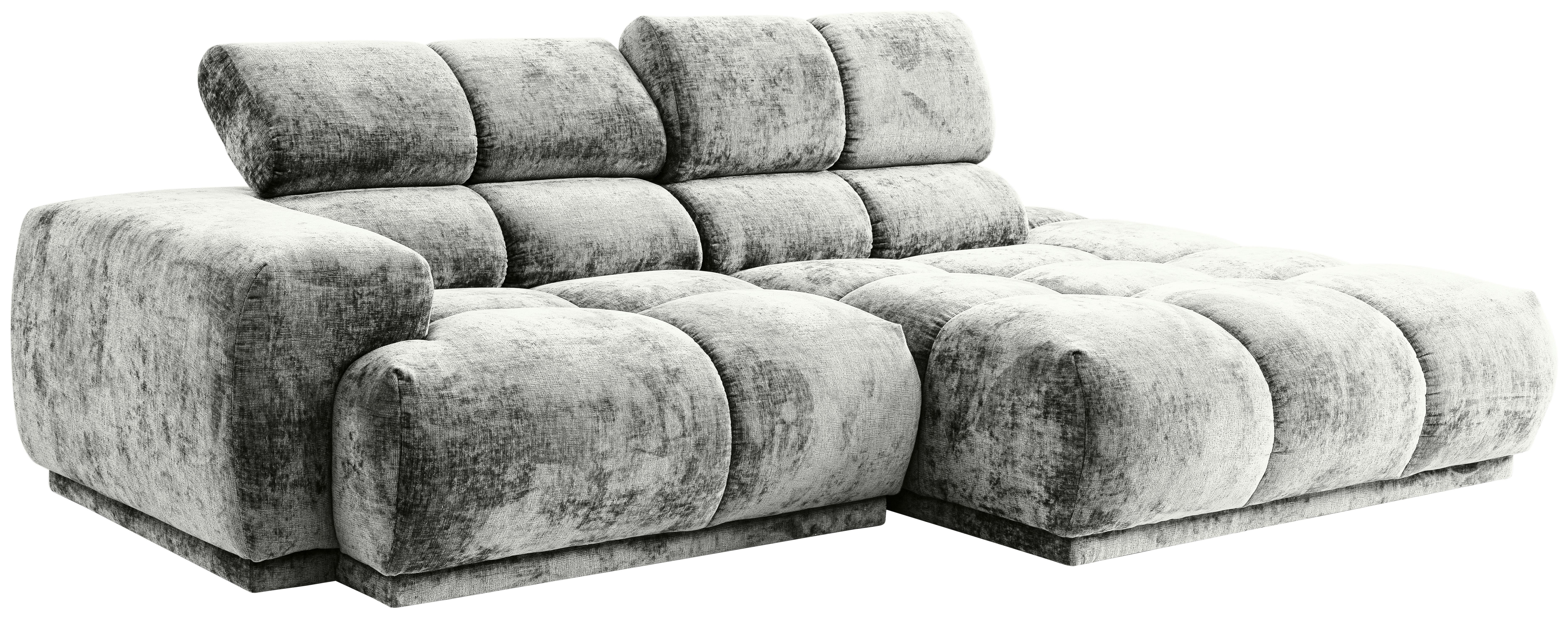 Ecksofa Chani Grau, Schenkel: 239x150 Cm - Grau, MODERN, Textil (239/150cm) - MID.YOU