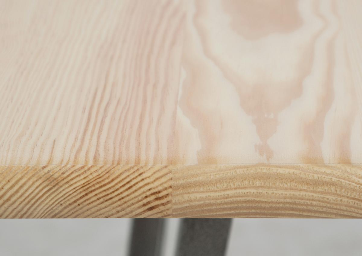 Stehtisch Stehtisch  80x80 Kiefer - Grau/Kieferfarben, MODERN, Holz/Metall (80/80/110cm) - Gardenson