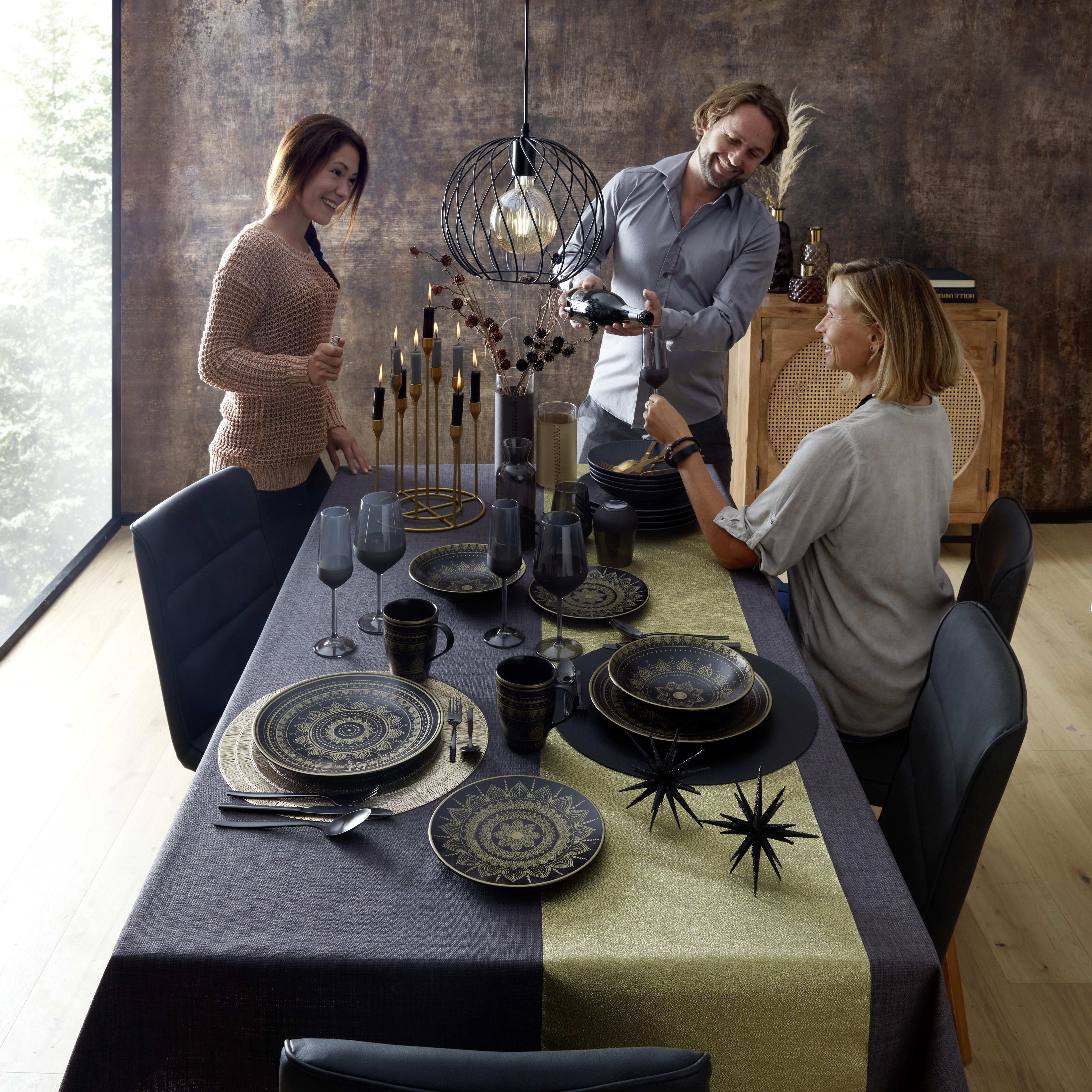 Váza Seam - béžová, plast/sklo (9,5/24cm) - Modern Living