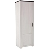 Garderobenschrank Provence - Wengefarben/Weiß, MODERN, Holzwerkstoff (71/200/42cm) - James Wood