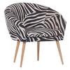 Sessel Tiptoe - Schwarz/Naturfarben, Design, Textil (73/73/66cm) - Livetastic