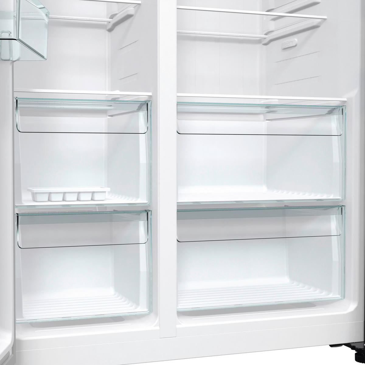 Side-By-Side Nrr9185eaxl Silberfarben Super-Gefrieren - Silberfarben, Basics, Metall (91/178,6/64,3cm)