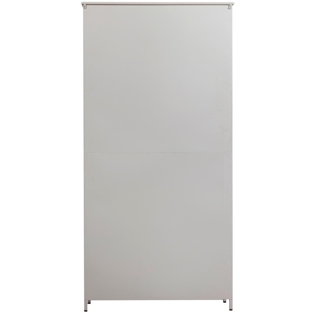 Vitrine Exhibit Sandfarben B: 96 Cm - Sandfarben, Design, Glas/Metall (96/200/40cm) - Livetastic