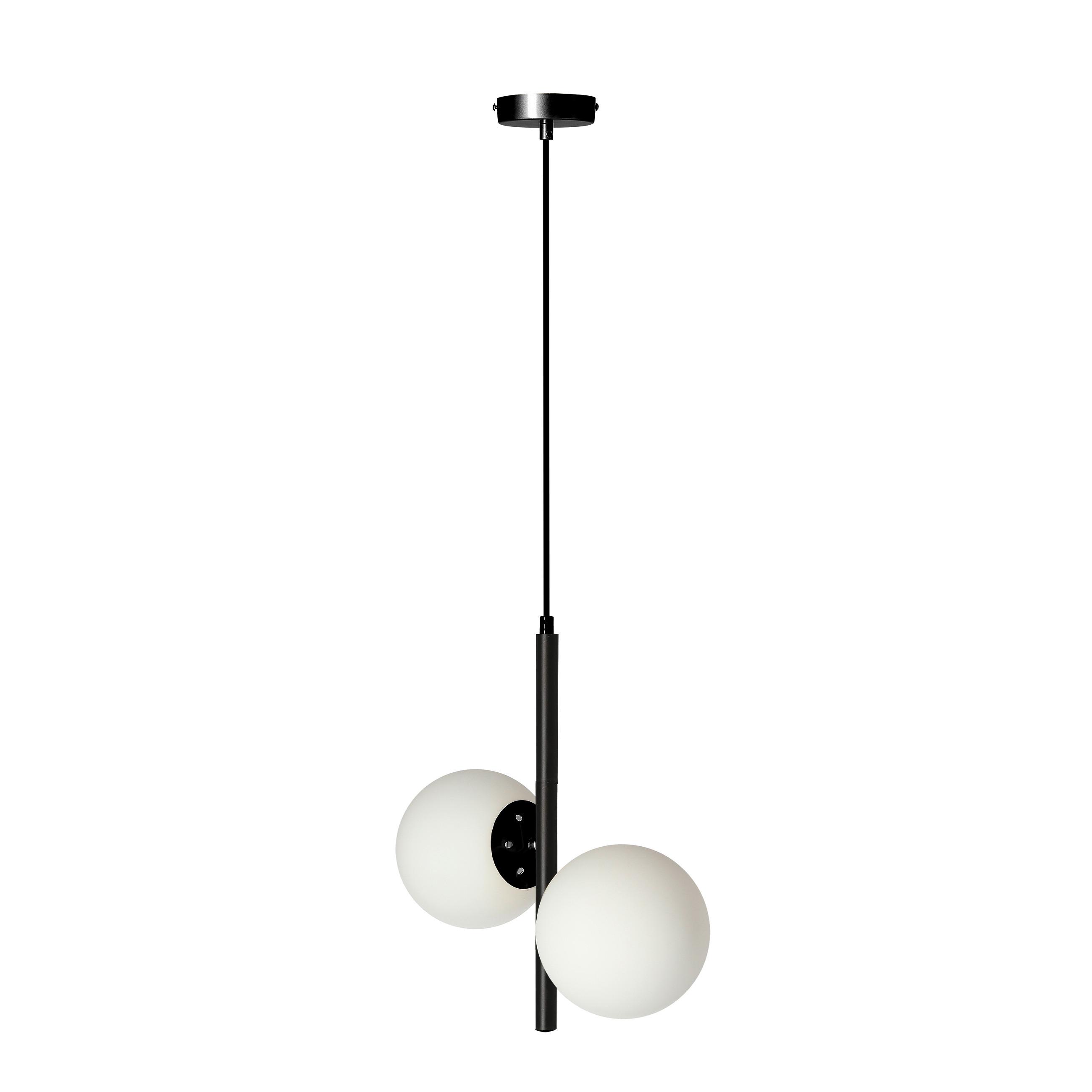 Hängeleuchte 32-22332 Duo - Schwarz/Weiß, Basics, Metall (32.5/15/115cm)