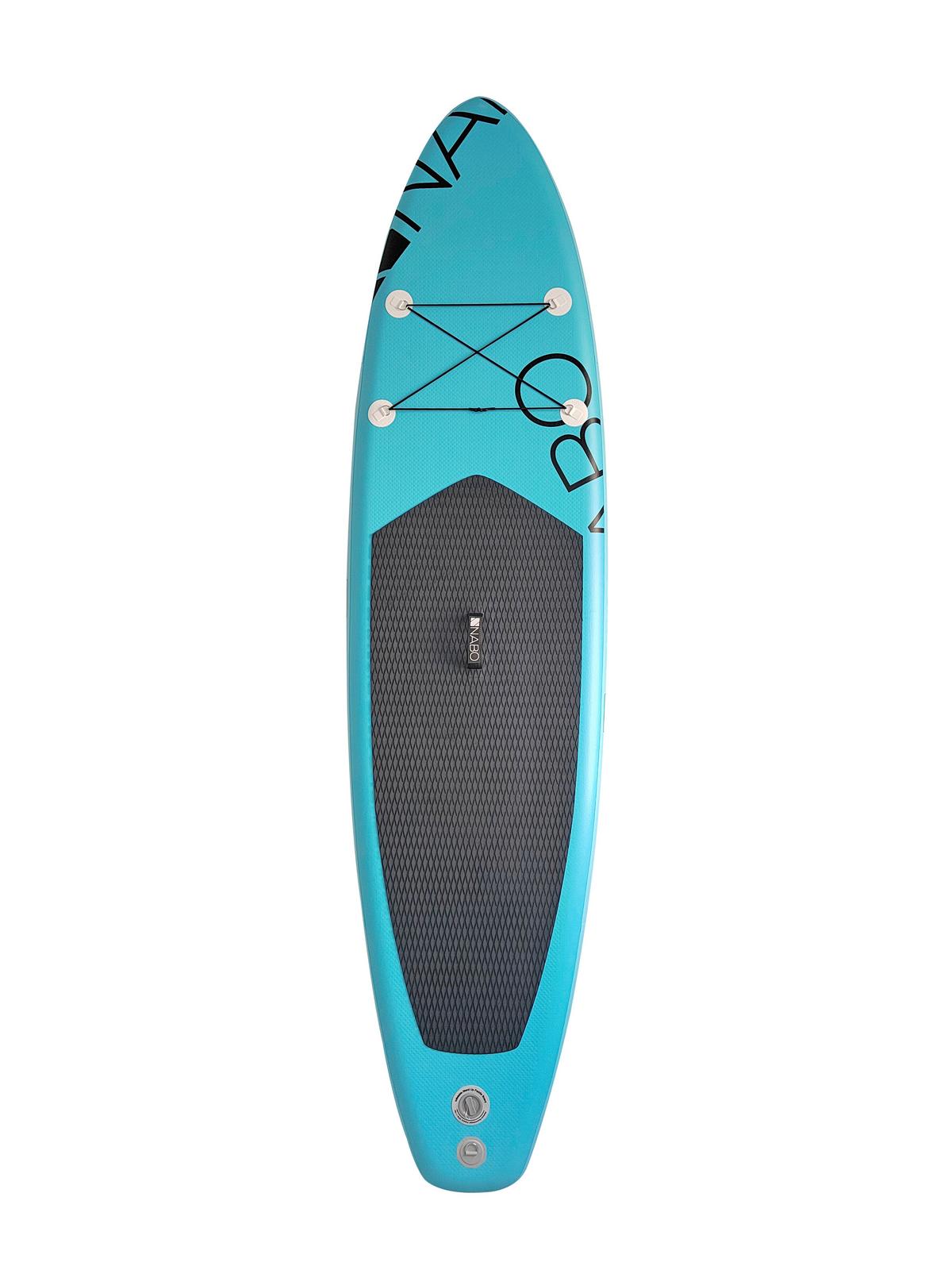 Stand up Paddle, NABO THE WAVE max. Belastbarkeit ca. 130 kg - Türkis, Basics, Kunststoff (305/78/15cm) - Nabo