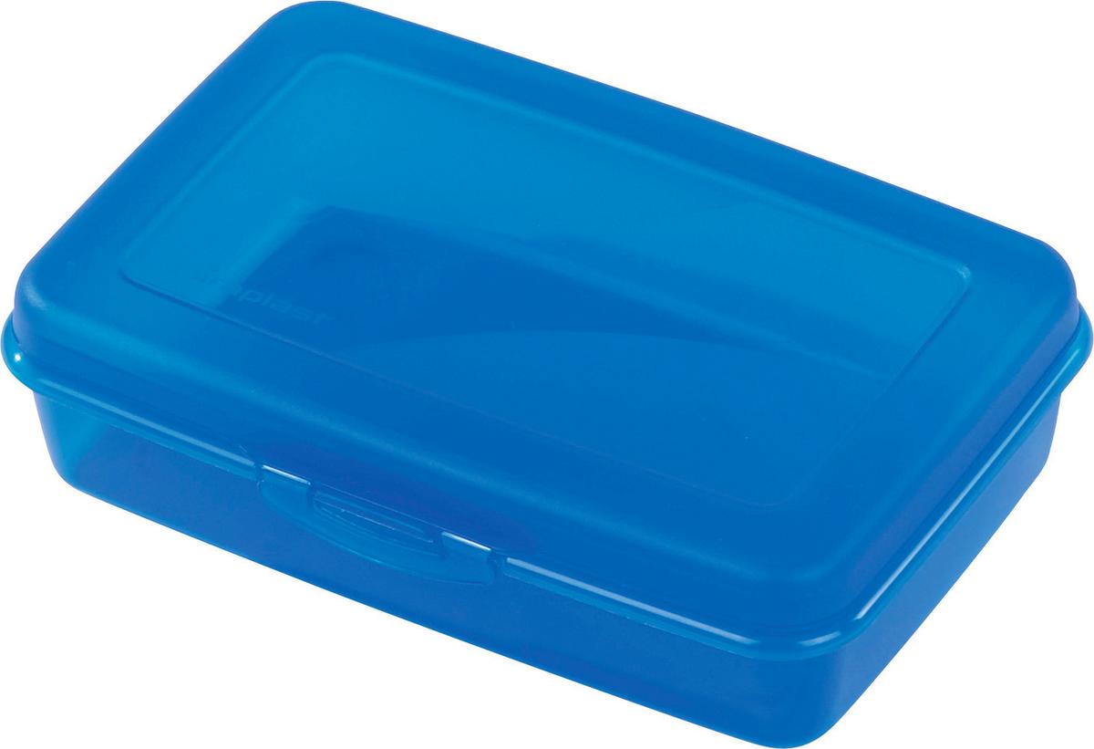 Jausenbox In Verschiedenen Farben Ca. 19/12,8/5 Cm - Blau/Klar, KONVENTIONELL, Kunststoff (19/12,8/5cm)