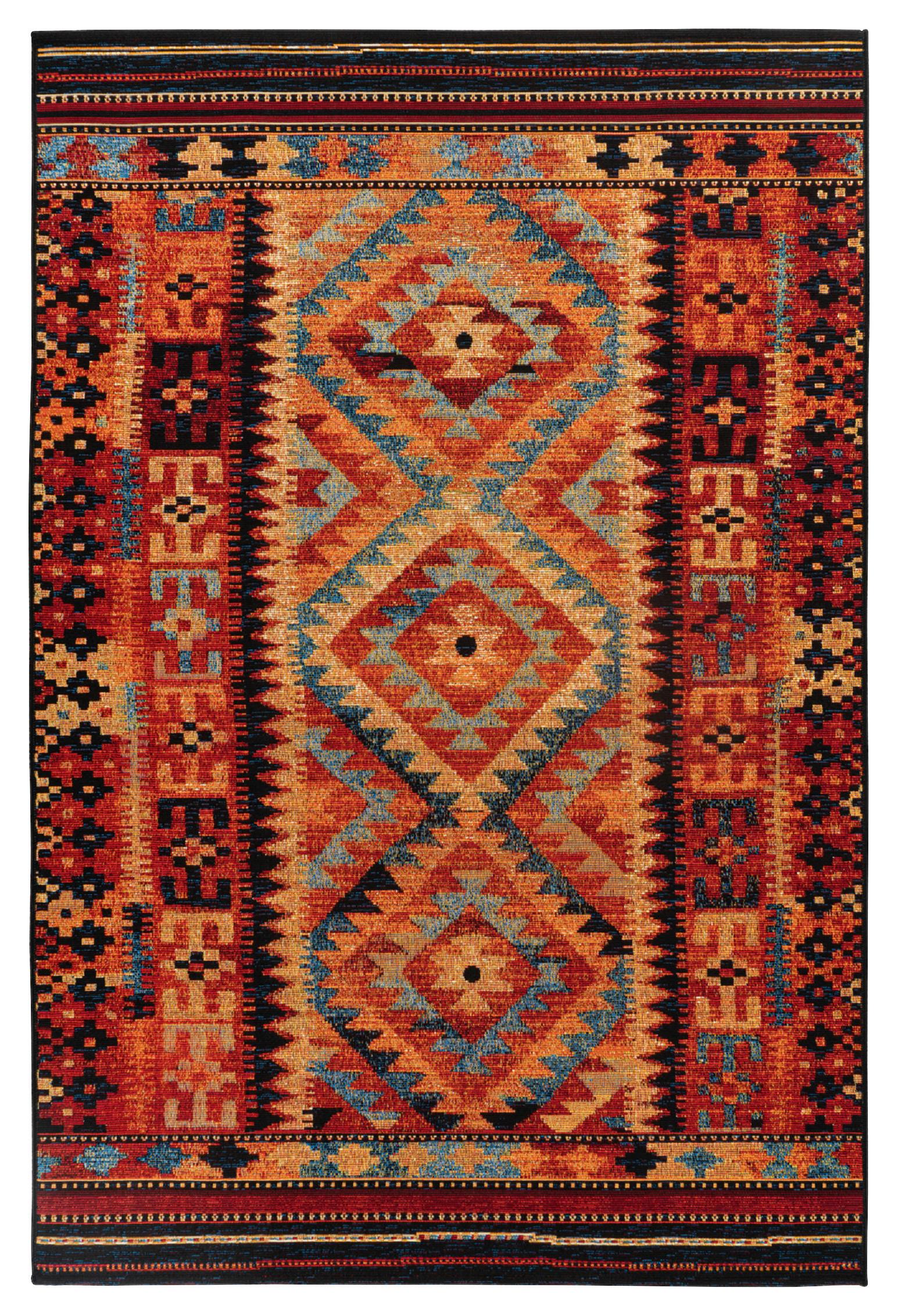 Outdoorteppich My Gobelina - Rot/Multicolor, Design, Textil (160/230cm) - Obsession