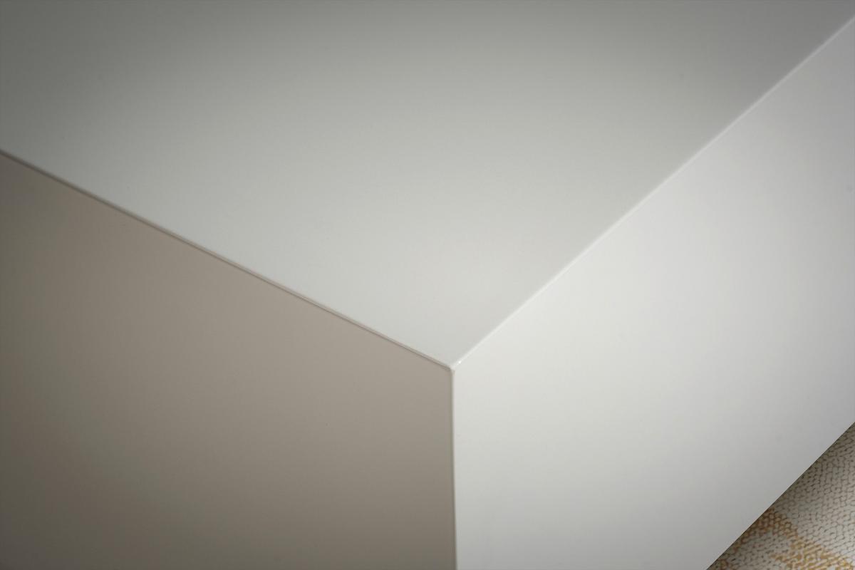 KONFERENČNÝ STOLÍK MONOBLOC - biela s vysokým leskom, Lifestyle, kompozitné drevo (60/60/35cm) - Livetastic