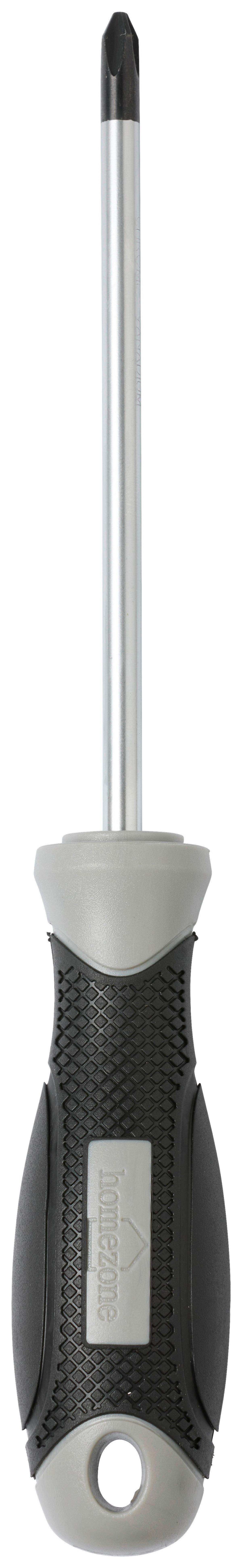 Schraubendreher Schraubendreher Ph2x125 mm - Schwarz/Grau, Basics, Kunststoff/Metall (12,5cm) - Homezone