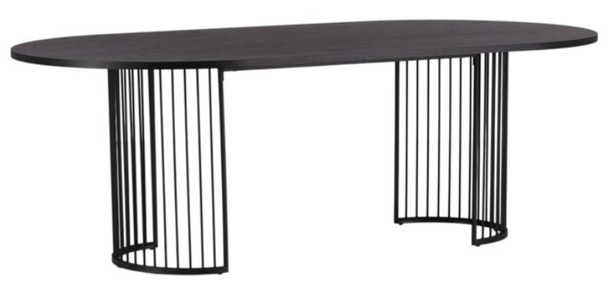 Esstisch Hamneksär - Schwarz, Design, Holz/Holzwerkstoff (220/110/75cm) - Livetastic