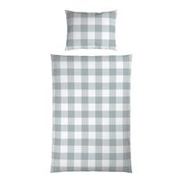 Bettwäsche Selina - Weiß/Grau, ROMANTIK / LANDHAUS, Textil - James Wood