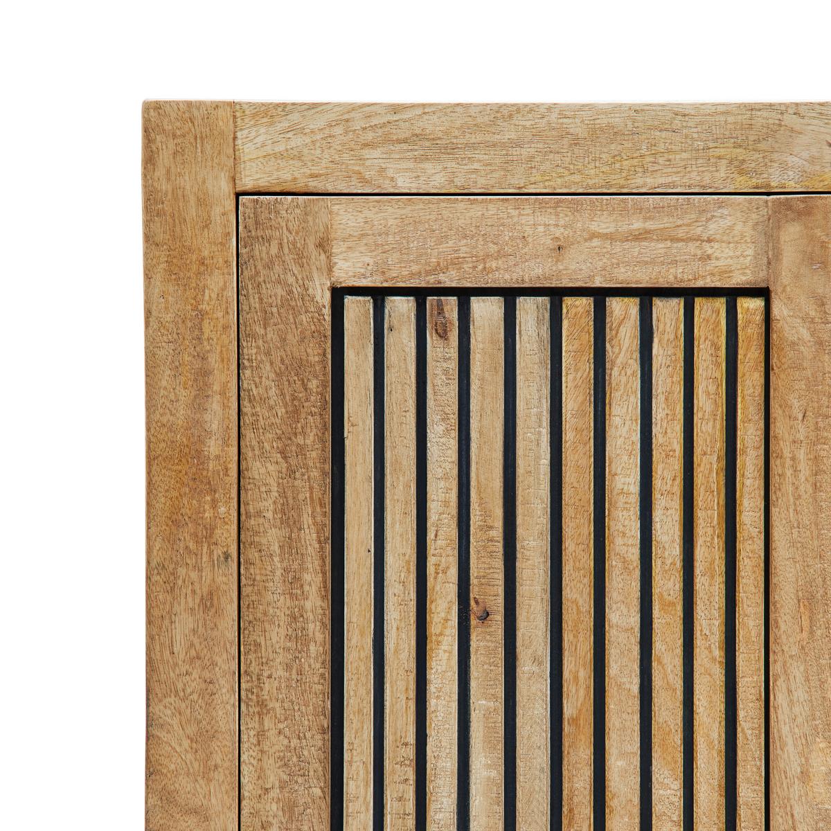 SKŘÍŇ NA ODĚV EVEREST -EXKLUSIV- - černá/přírodní barvy, Natur, kov/dřevo (88/187/40cm) - Mömax