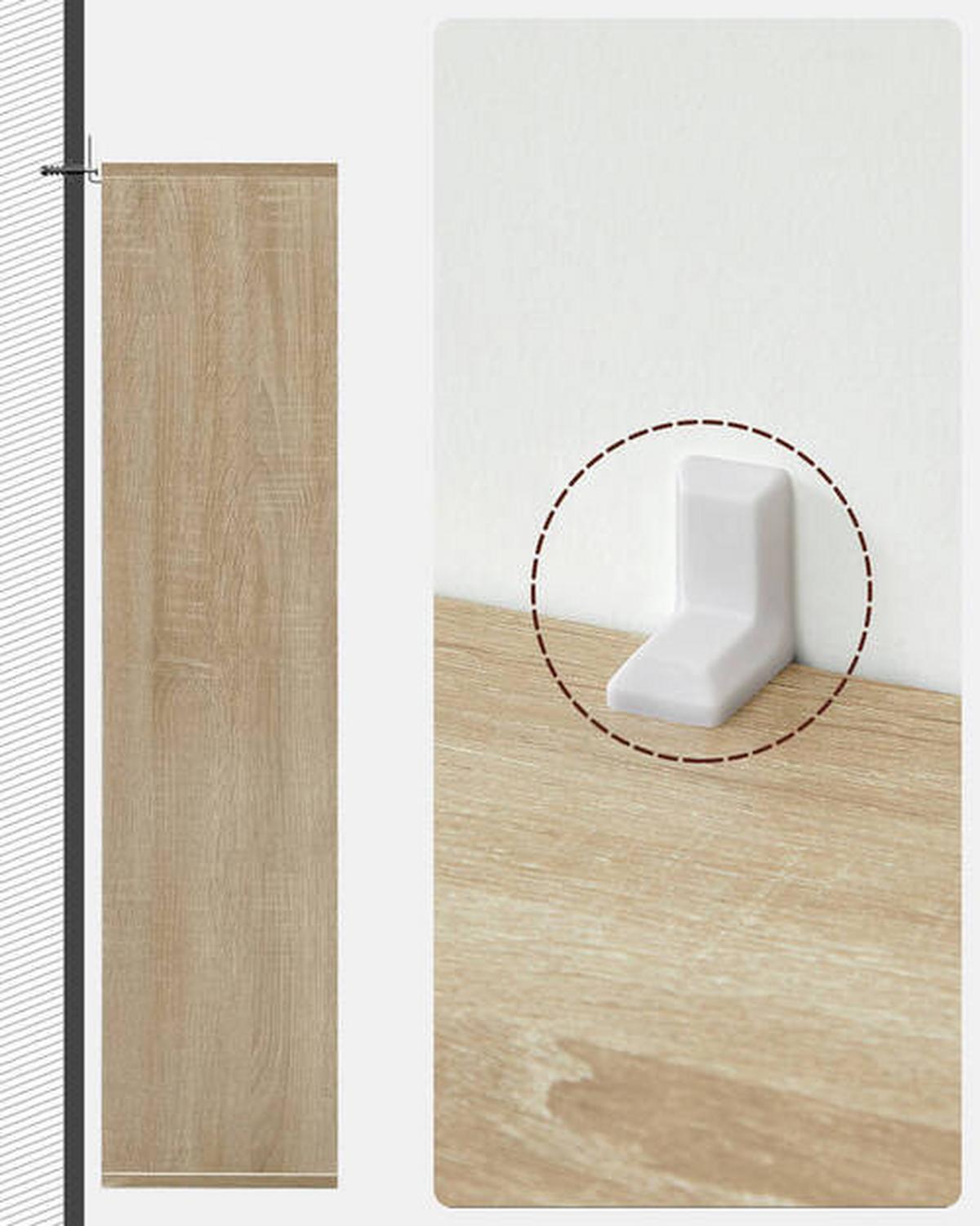REGAL Regal Sonoma Eiche B: 50 cm - Sonoma Eiche, Basics, Holzwerkstoff (50/80/24cm) - Boxxx