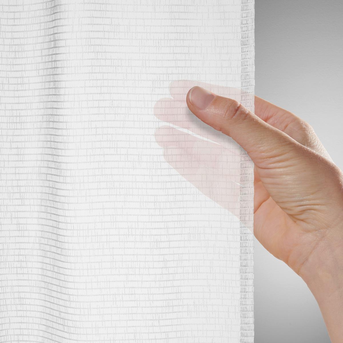HOTOVÝ ZÁVĚS Luka, 135/245cm, bílá - bílá, Konvenční, textil (135/245cm) - Premium Living