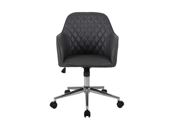 Drehstuhl Melbourne 57,5cm Anthrazit - Chromfarben/Anthrazit, MODERN, Kunststoff/Textil (57,5/84,5-94,5/58,5cm) - Luca Bessoni Drehstuhl Melbourne 57,5cm Anthrazit - Chromfarben/Anthrazit, MODERN, Kunststoff/Textil (57,5/84,5-94,5/58,5cm) - Luca Bessoni