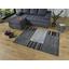 Webteppich Florence 160x230 cm - Schwarz/Grau, KONVENTIONELL, Textil (160/230cm) - Ombra Webteppich Florence 160x230 cm - Schwarz/Grau, KONVENTIONELL, Textil (160/230cm) - Ombra
