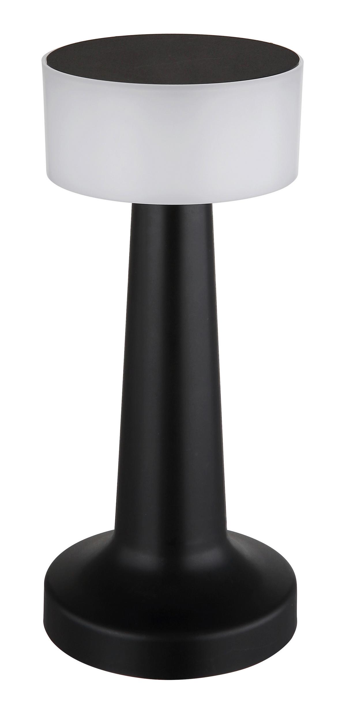 Akku-Tischleuchte 58447S - Schwarz/Weiß, Basics, Kunststoff (9,5/21,5cm) - Globo