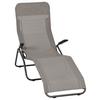 Sonnenliege J40969 Stahl, Klappbar - Taupe/Anthrazit, MODERN, Textil/Metall (72,5/103,5/144cm) - Siena Garden