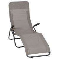 Sonnenliege J40969 Stahl, Klappbar - Taupe/Anthrazit, MODERN, Textil/Metall (72,5/103,5/144cm) - Siena Garden