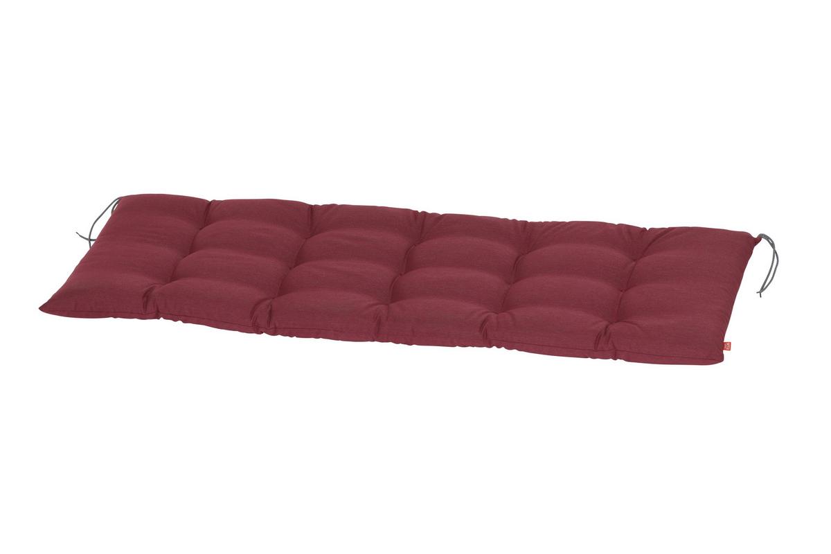 Bankauflage N41970 - Rot, KONVENTIONELL, Textil (48/6/140cm) - Siena Garden