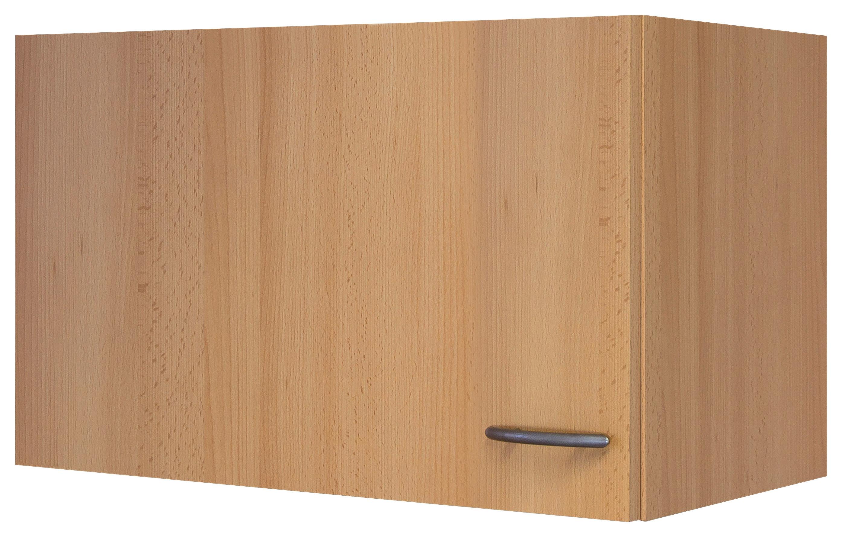 Kuchyňská horní skříňka NANO KH 60 - barvy buku/barvy nerez oceli, Moderní, kompozitní dřevo/plast (60/32/32cm) - MID.YOU