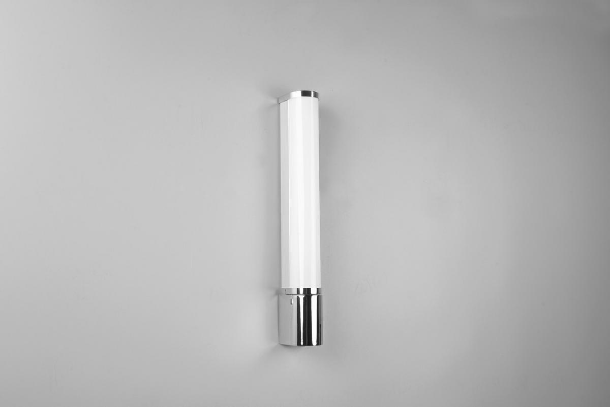 Led-wandleuchte Piera 1-Flammig Mit Schalter - Chromfarben, Basics, Kunststoff (41,5/7/5,5cm) - Trio Leuchten