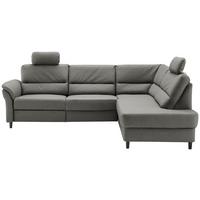 Ecksofa Cavoli, Grau S: 266x190 cm - Schwarz/Grau, MODERN, Textil (266/190cm) - Livetastic