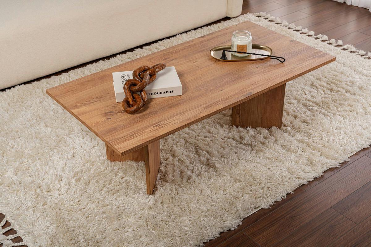 Couchtisch Sabin Pinienfarben B: 119cm - Pinienfarben, Design, Holzwerkstoff (119/40/60cm) - MID.YOU