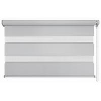 DOPPELROLLO Just Grau, Weiß B: 120 cm - Weiß/Grau, Basics, Textil (120/160cm)