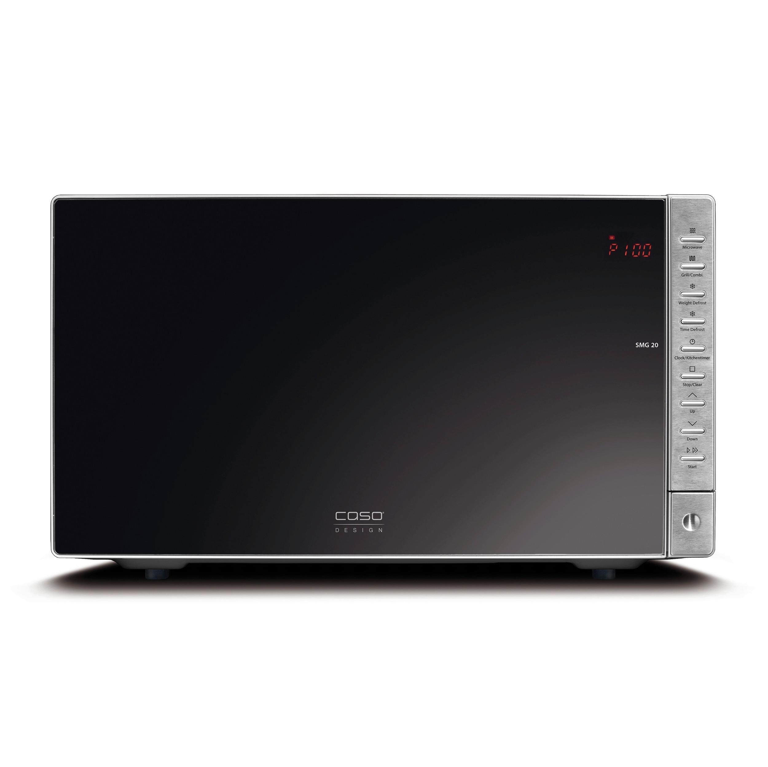 Mikrowelle 3324 - Silberfarben, Basics (46/29/34,5cm) - CASO Design