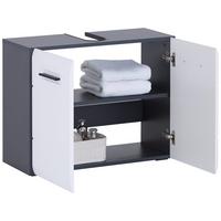 Waschbeckenunterschrank Pearl New Snol 111, Anthrazit/weiß - Anthrazit/Weiß, KONVENTIONELL, Holzwerkstoff (70/55,5/29,6cm)
