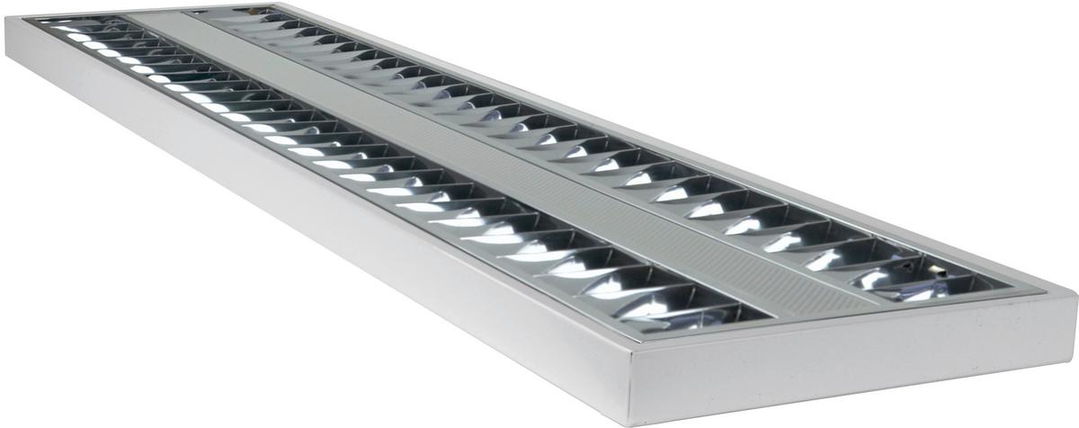 LED-Deckenleuchte L: 124,5 cm, mit Farbtemperaturwechsler - Weiß, Basics, Metall (124,5/31,2/4cm)