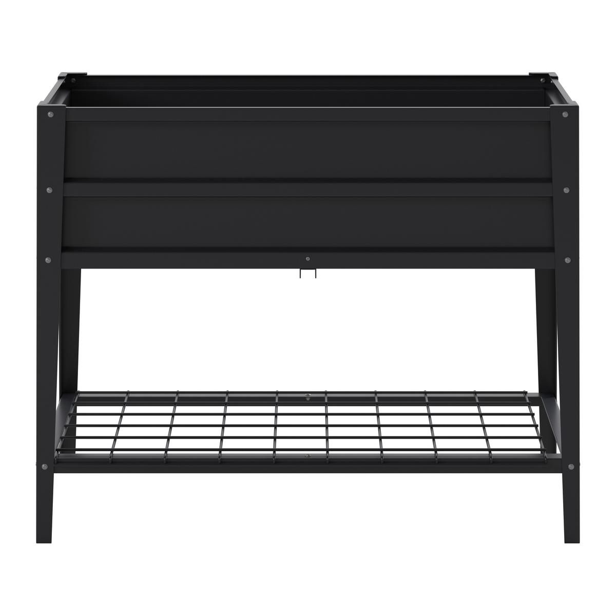 Hochbeet Robus - Anthrazit, MODERN, Metall (100/80/40cm) - Luca Bessoni