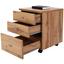 Rollcontainer 4-You New - Eichefarben, MODERN, Holz (43/53/40cm) Rollcontainer 4-You New - Eichefarben, MODERN, Holz (43/53/40cm)