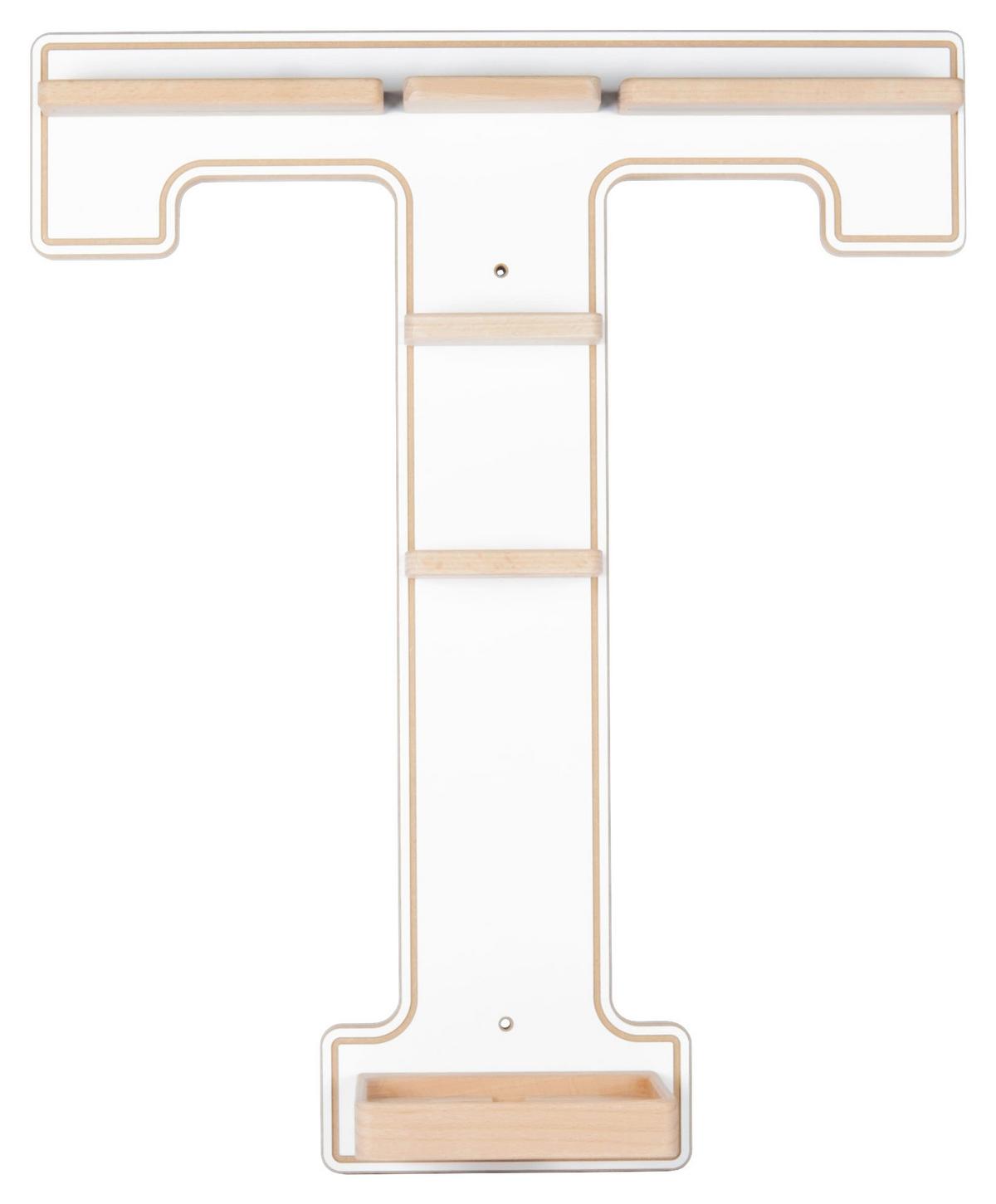 Kinderregal Boarti Weiß B: 45 cm - Weiß, MODERN, Holzwerkstoff (45/54/19cm) - MID.YOU