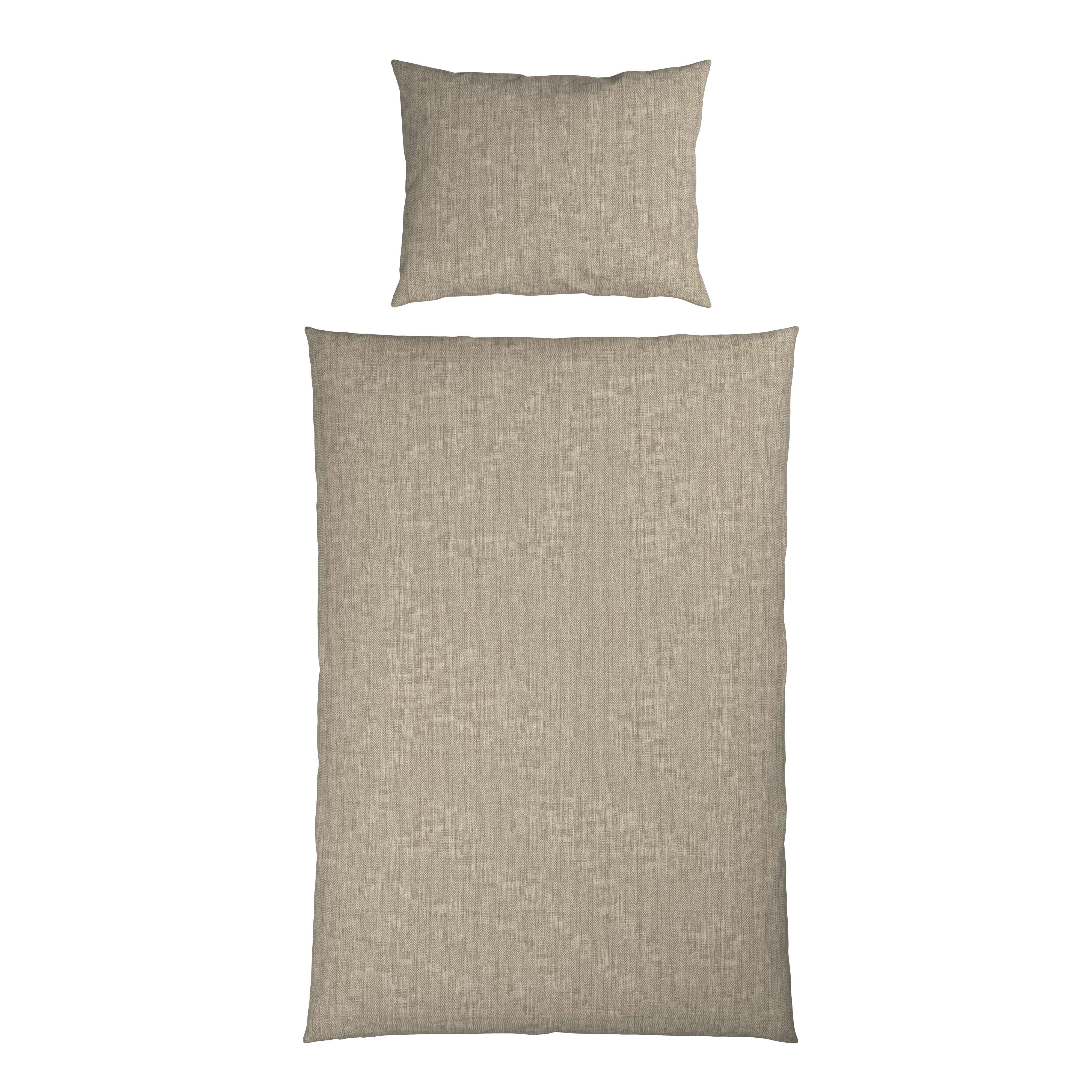 Bettwäsche Toronto - Sandfarben, MODERN, Textil - Luca Bessoni