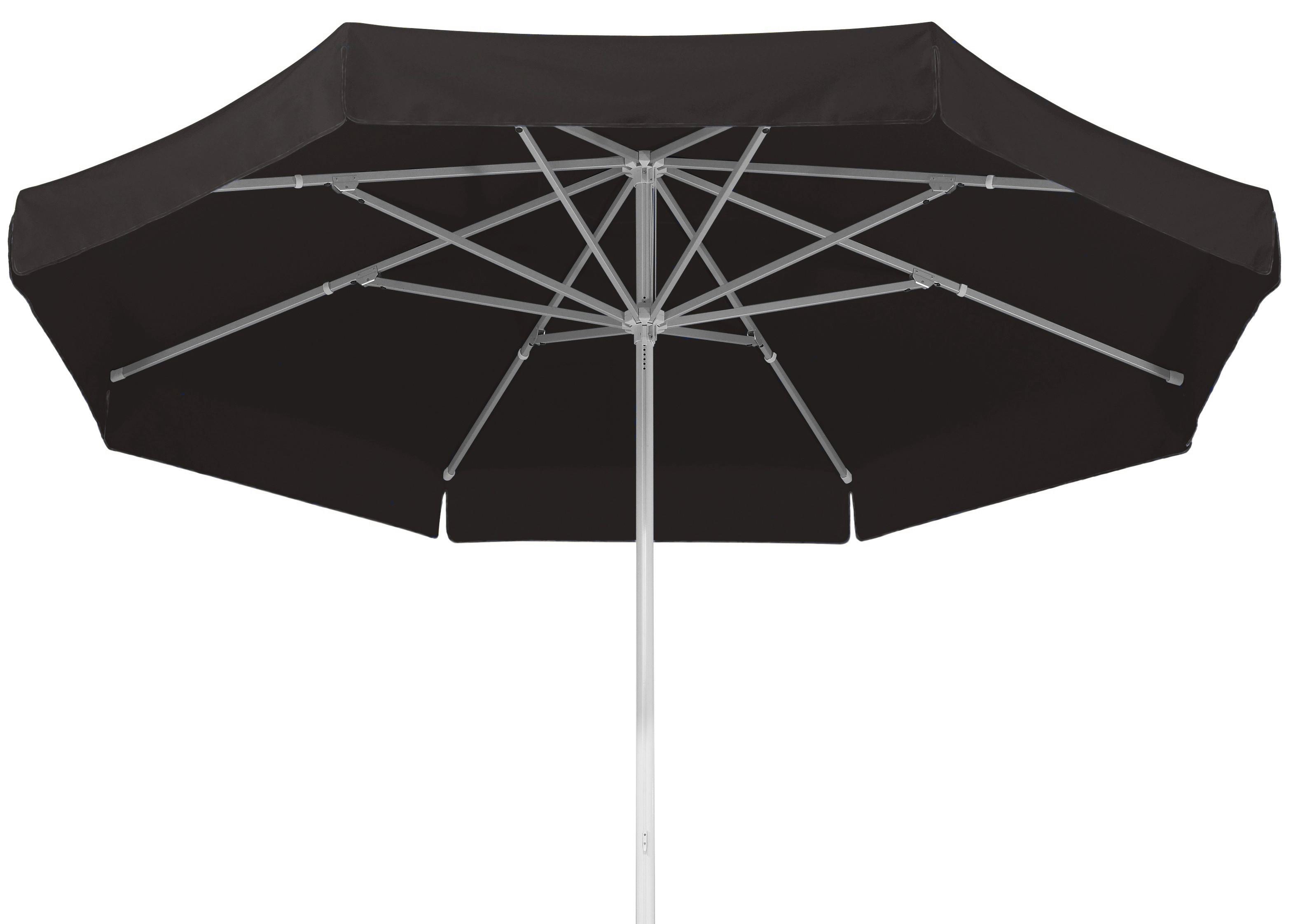 Sonnenschirm Jumbo D: 300cm Schwarz