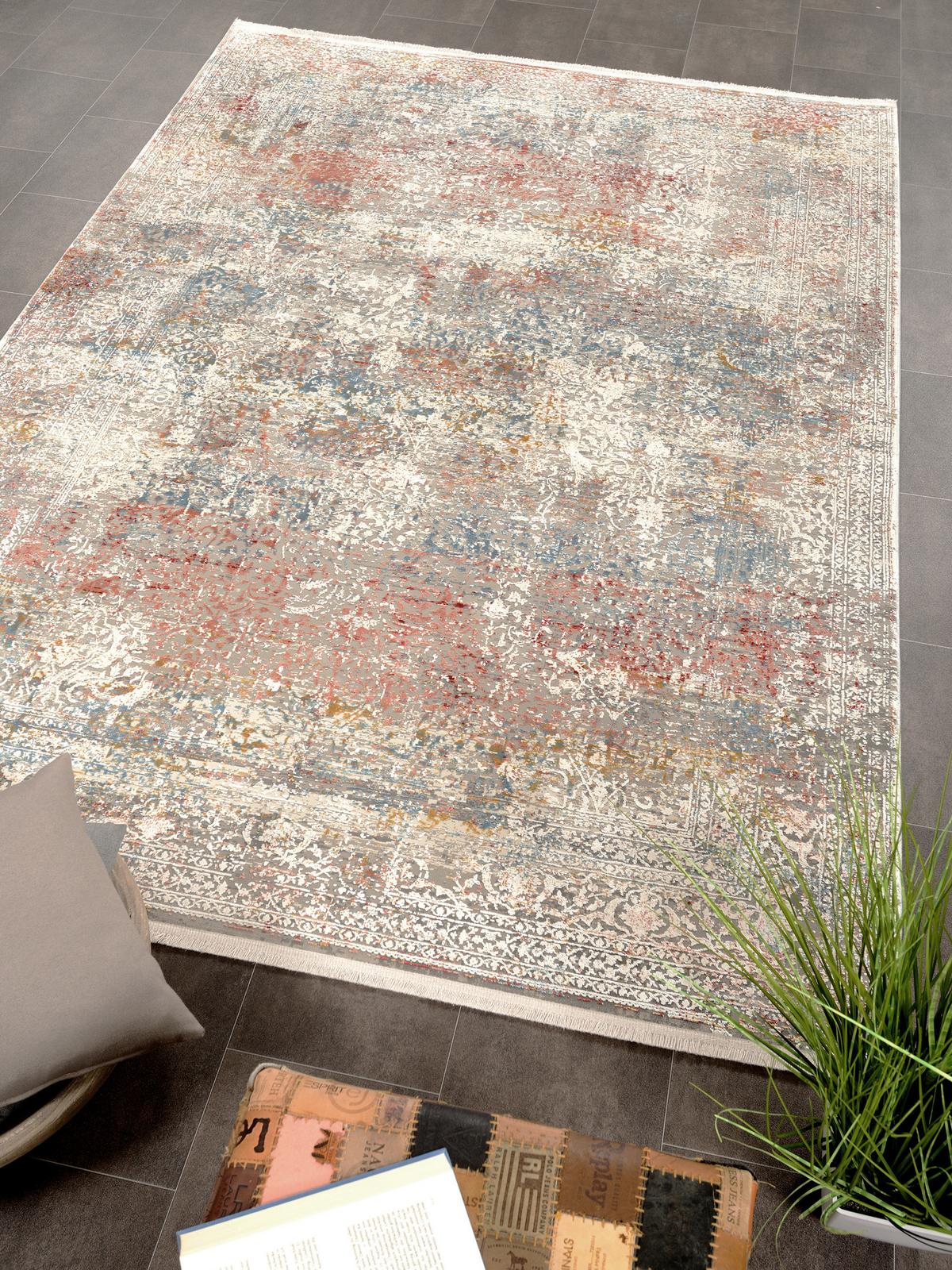 Webteppich Avignon Multicolor 200x200 cm - Multicolor, Design, Textil (200/200cm) - Dieter Knoll