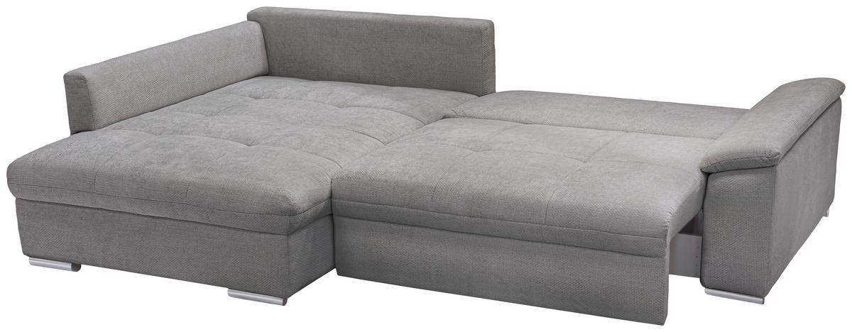 Ecksofa Casa Grande, Taupe Schenkel: 178x268 cm - Taupe/Rostfarben, Design, Textil (178/268cm) - Livetastic