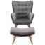 Relaxačné Kreslo Merlin - sivá, Moderný, drevo/textil (71/98/80cm) - Mömax modern living Relaxačné Kreslo Merlin - sivá, Moderný, drevo/textil (71/98/80cm) - Mömax modern living