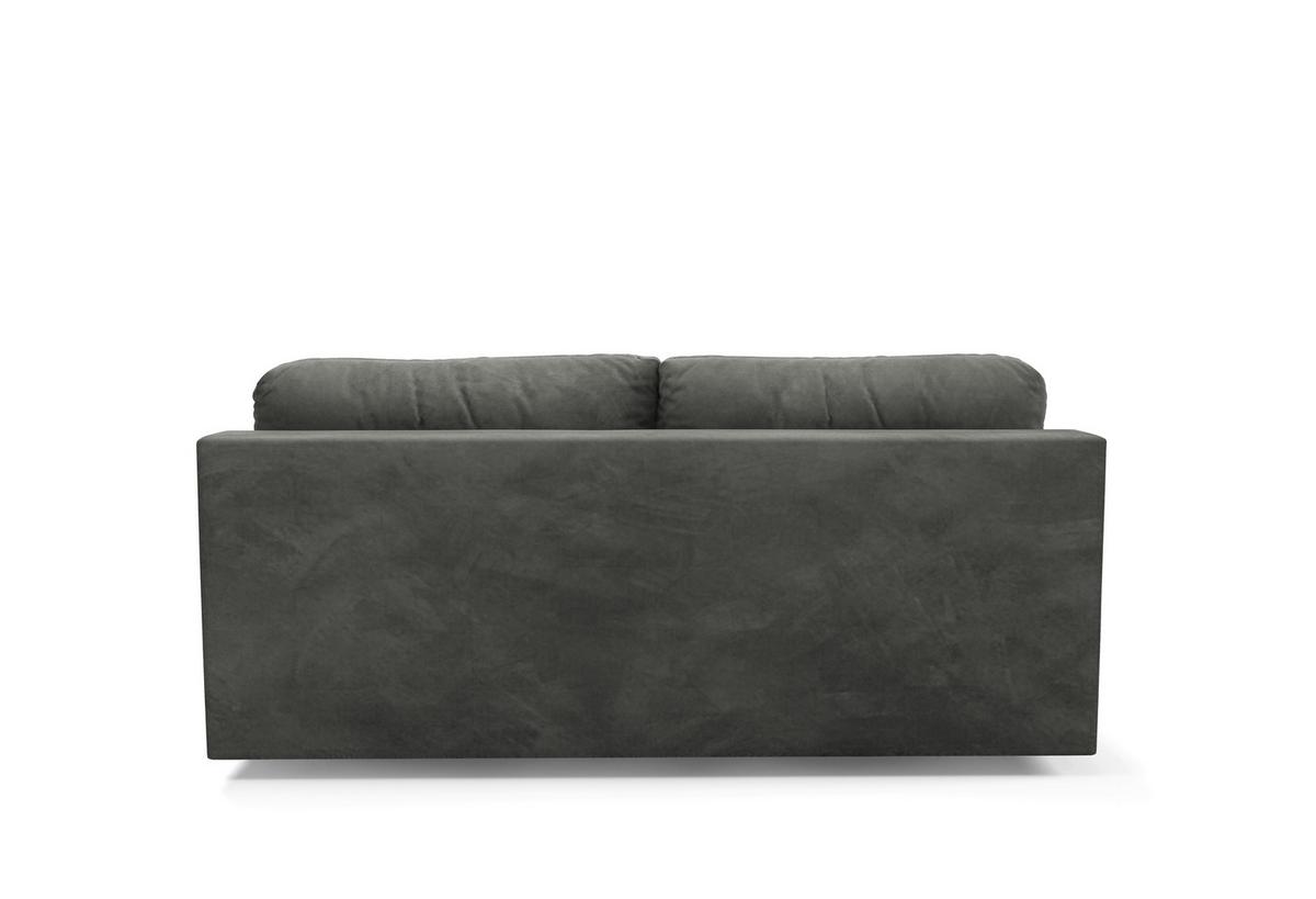 Schlafsofa Mystic Grau B: 220cm - Schwarz/Grau, Design, Textil (220/94/114cm) - Livetastic