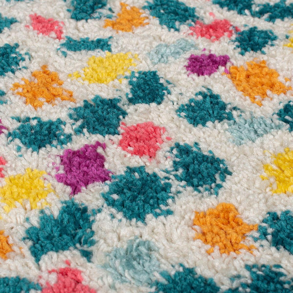 Webteppich Rainbow Spot Shaggy M 140x200 - Multicolor, Basics, Textil (140/200cm)
