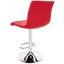 Barhocker Party Rot - Chromfarben/Rot, MODERN, Textil/Metall (43/91-112/54cm) - Luca Bessoni Barhocker Party Rot - Chromfarben/Rot, MODERN, Textil/Metall (43/91-112/54cm) - Luca Bessoni