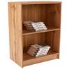 Regal 4-you New B 74 Cm, Eiche Dekor - Eichefarben/Schwarz, MODERN, Holzwerkstoff (74/85,5/34,6cm)