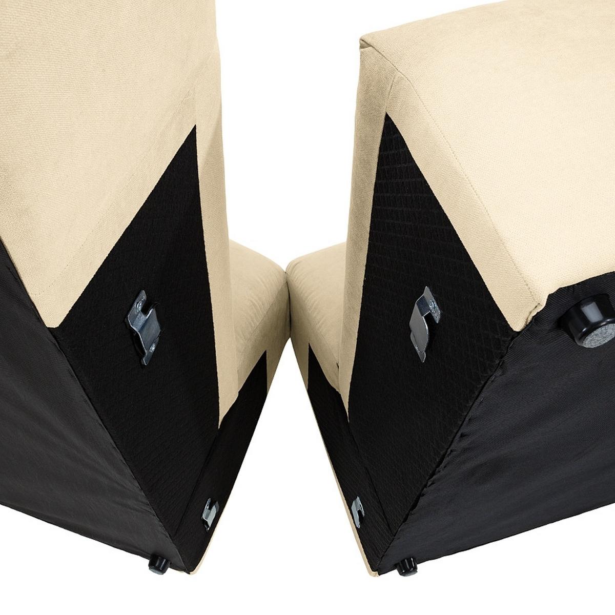 Ecksofa Bolt, Beige S: 255x160 cm - Beige, MODERN, Textil (255/160cm) - Trendmanufaktur