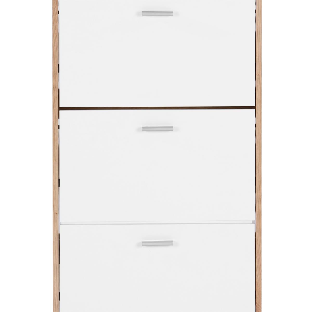 VÝKLOPNÁ SKRINKA NA TOPÁNKY DA13 - biela/farba duba, Modern, kompozitné drevo/plast (58/107/18cm)