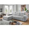 Ecksofa Vicari Grau S: 292x185 Cm - Schwarz/Grau, MODERN, Textil (292/185cm) - Livetastic