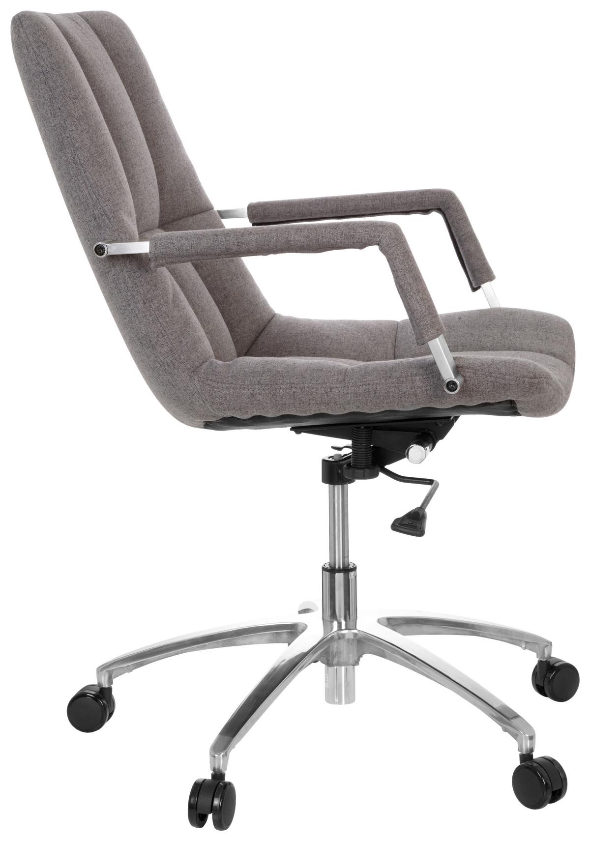 DREHSTUHL SARANTO Grau - Silberfarben/Grau, MODERN, Kunststoff/Textil (58/102/60cm) - MID.YOU